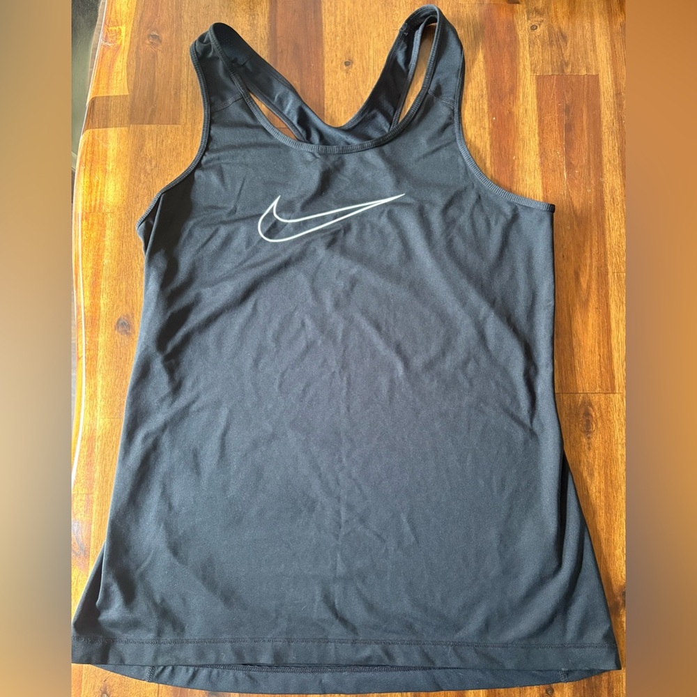 Nike Women's Black DriFit Racerback Tank Top Womens Size M